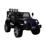 Elektrické autíčko - Jeep S2388 - nelakované - čierne